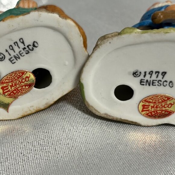 PAIR OF VINTAGE 1979 ENESCO GNOME FIGURES TAIWAN - Picture 8 of 8